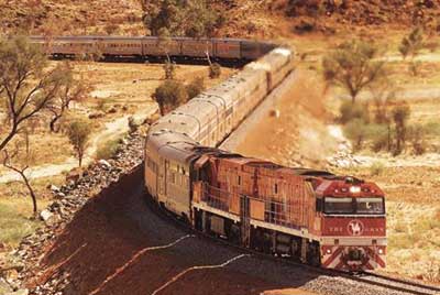 The Ghan Darwin bis Adelaide 